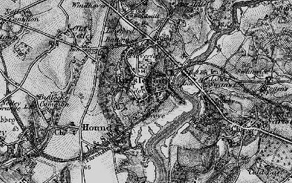 Old map of Bursledon in 1895