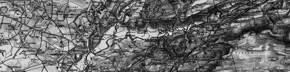 Old map of Burtholme in 1897