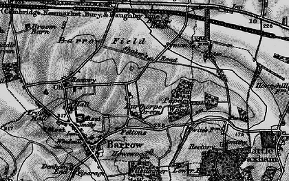 Old map of Barrow Heath in 1898