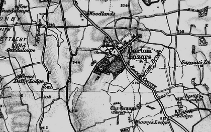 Old map of Burton Brook in 1899