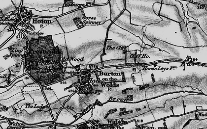 Old map of Burton on the Wolds in 1899