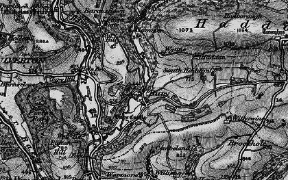 Old map of Barlynch Wood in 1898