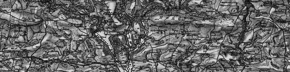 Old map of Barlynch Wood in 1898