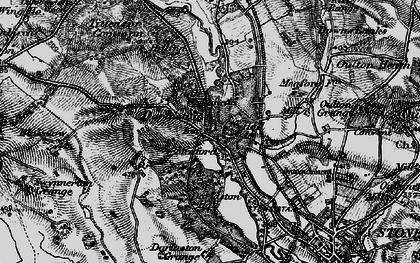 Old map of Bury Bank in 1897