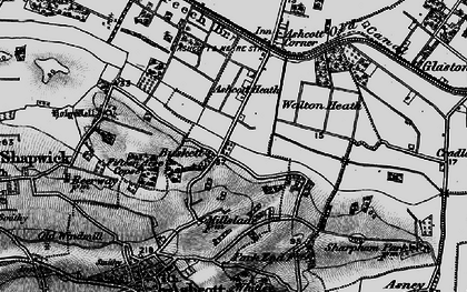 Old map of Buscott in 1898