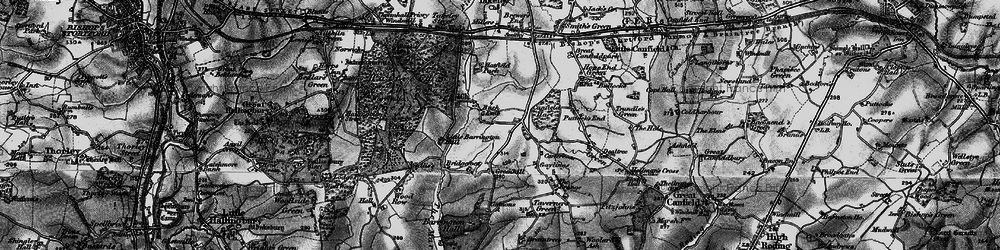 Old map of Bush End in 1896