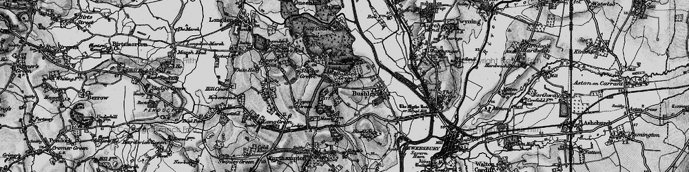 Old map of Windmill Tump in 1898
