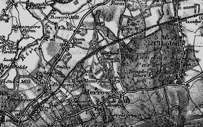 Old map of Bushy Hill in 1896