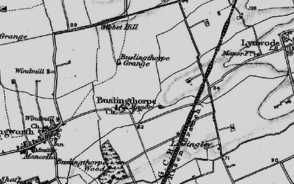Old map of Buslingthorpe in 1899