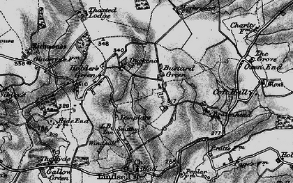 Old map of Bustard Green in 1895