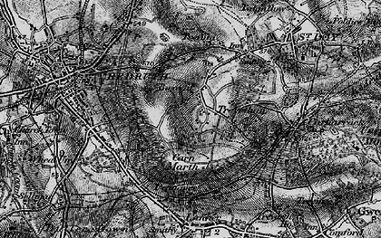 Old map of Busveal in 1895