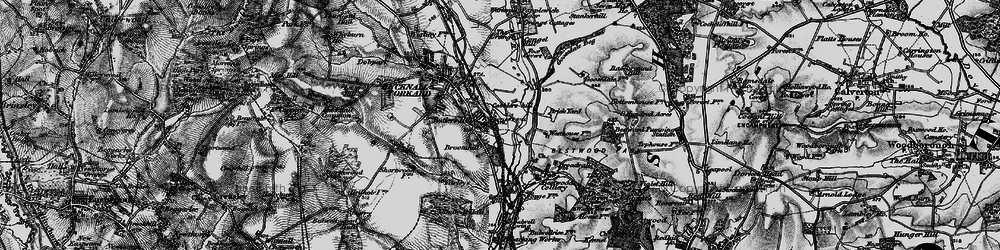 Old map of Butler's Hill in 1899