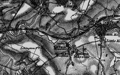 Old map of Butlers Marston in 1896