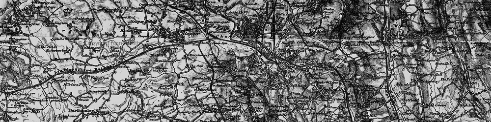 Old map of Butt Lane in 1897