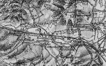 Old map of Butt's Green in 1895