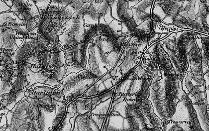 Old map of Butteriss Gate in 1895