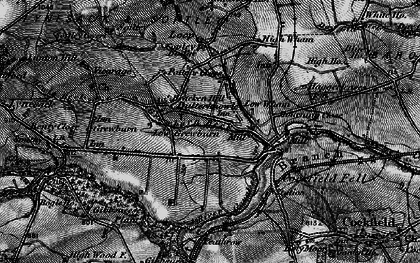 Old map of Butterknowle in 1897