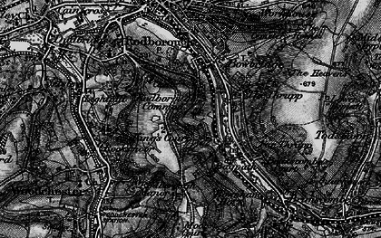 Old map of Butterrow in 1897