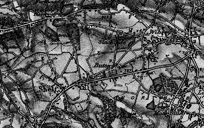 Old map of Buttershaw in 1896