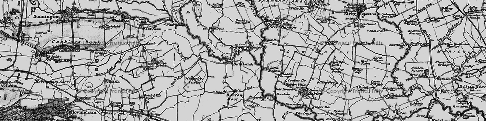 Old map of Barton Moor in 1898