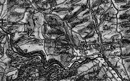 Old map of Butts in 1898