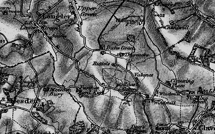 Old map of Butts Green in 1896