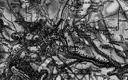 Old map of Buxton in 1896