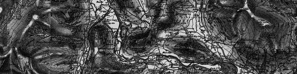 Old map of Bwlch in 1897