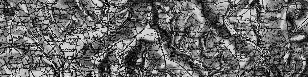 Old map of Birdlip in 1898