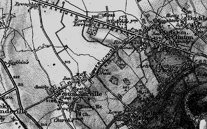 Old map of Bye Green in 1895