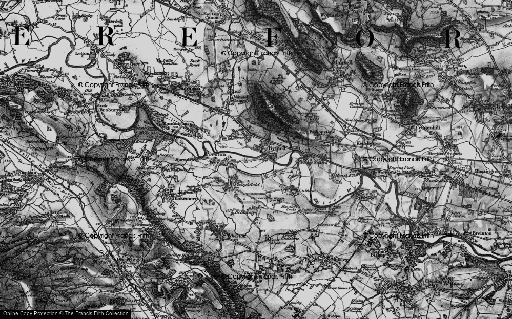 Old Map of Byford, 1898 in 1898