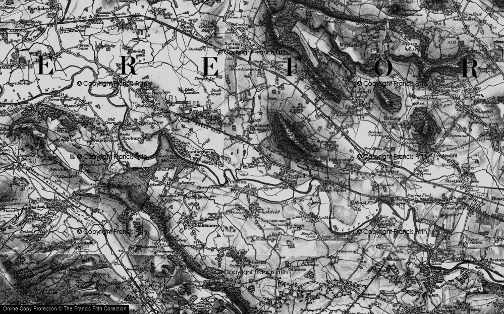 Old Map of Byford Common, 1898 in 1898