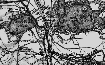 Old map of Byram in 1896