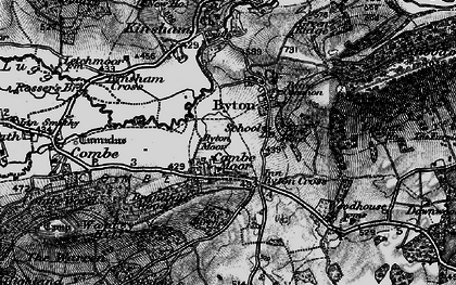Old map of Byton in 1899
