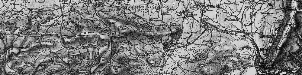Old map of Cabin in 1899