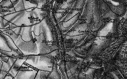 Old map of Cadley in 1898