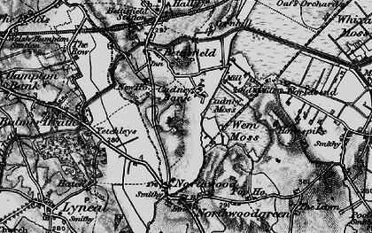 Old map of Cadney Bank in 1897