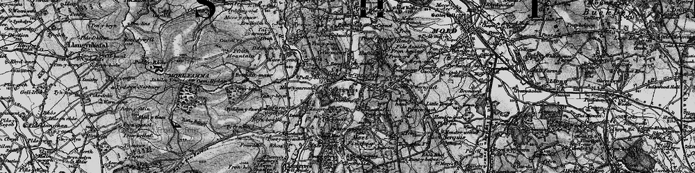 Old map of Cadole in 1897