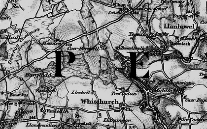 Old map of Caer-Farchell in 1898