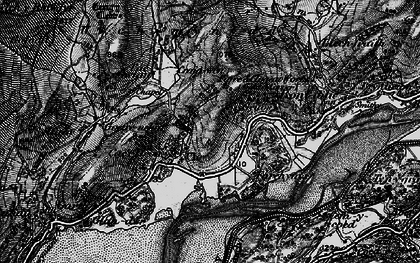 Old map of Uwch-mynydd in 1899