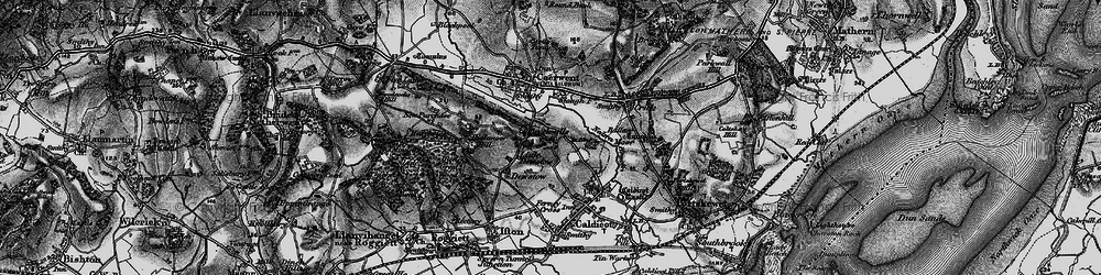 Old map of Caerwent Brook in 1897