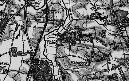Old map of Caistor St Edmund in 1898