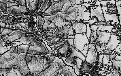 Old map of Calais Street in 1896