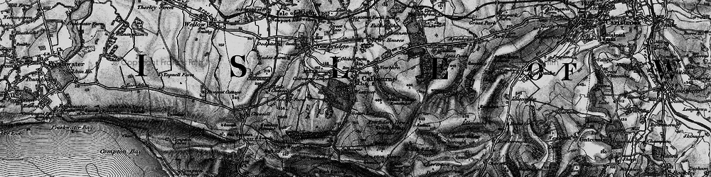 Old map of Rowbridge in 1895