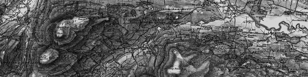 Old map of Barnley Beck in 1897