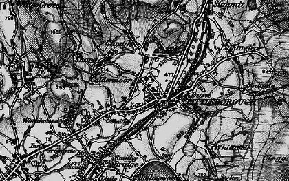 Old map of Caldermoor in 1896