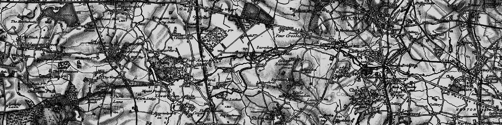 Old map of Calf Heath in 1898