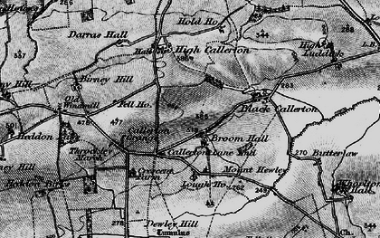 Old map of Dewley Hill in 1897