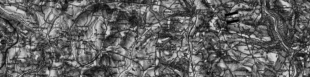 Old map of Callow in 1897