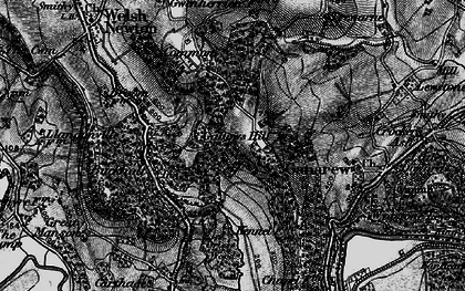 Old map of Callow Hill in 1896